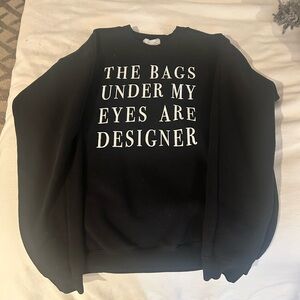 Ten Sixty Sherman Black Crewneck Sweater